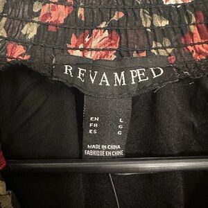 Revamped Black Floral Dress